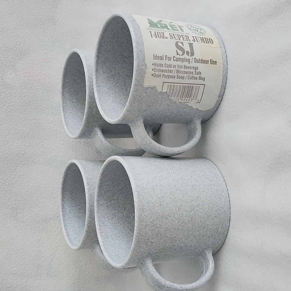 REI Super Jumbo Camp Mug 14oz, Set of 4